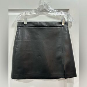 Aritzia Wilfred Vegan Leather Mini Skirt